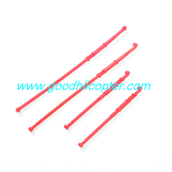 jjrc-v915-wltoys-v915-lama-helicopter parts Connecting set bar 4pcs (red) - Click Image to Close